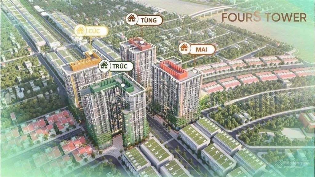 Cơ hội sở hữu căn hộ fours tower chỉ từ 1,7 tỉ  sổ hồng lâu dài  thanh toán dàn trải 48 tháng