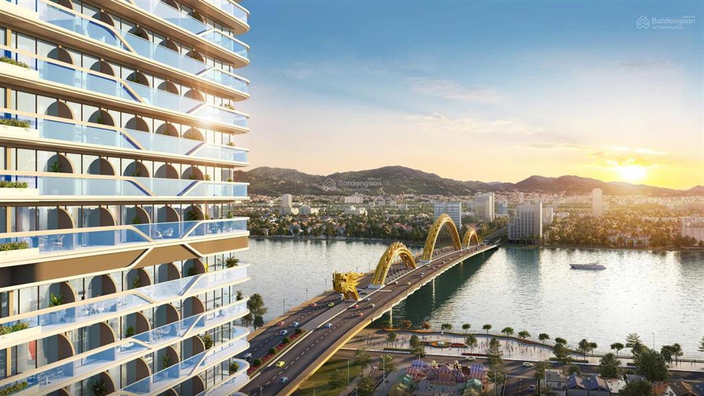 Căn 1pn view cầu rồng  sông hàn cực đẹp tại the legend đà nẵng  full nội thất  sổ hồng lâu dài