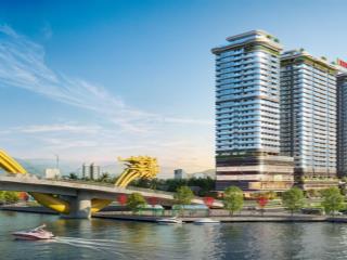 Căn góc 2pn the legend đà nẵng view cầu rồng, sông hàn nội thất bàn giao cao cấp