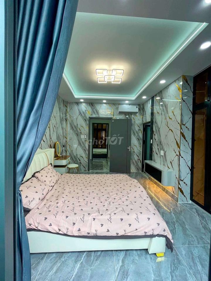 NHÀ PHỔ ĐẸP MỚI KENG, FULL NỘI THẤT CAO CẤP, 4PN, 6WC, ĐƯỜNG XE TẢI 