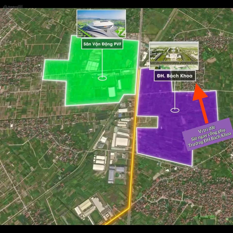 Lô góc thoáng 71,5m2 tại sở đôngnghĩa trụ hưng yên chỉ vài chục mét ra tới cổng phụ đh bách khoa