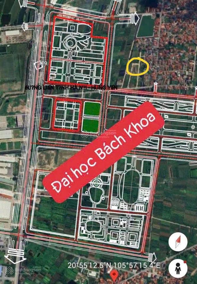 Bán lô góc đẹp khu đấu giá sở đông  nghĩa trụ  hưng yên, bao quanh là đh bách khoa cs ii