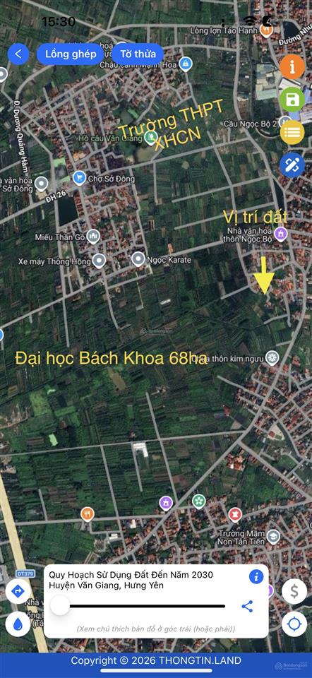 Bán 60m2 full thổ cư tại nghĩa trụ  hy chỉ vài chục mét ra tới đh bách khoa cs ii sắp gpmb
