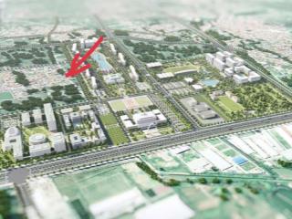 Bán 121m² đất đấu giá trước mặt tiền đất là cổng phụ đại học bách khoa tại văn giang  hưng yên