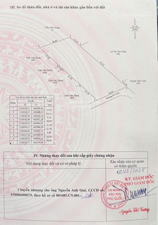 Bán đất đặc khu phú quốc 1.956m2 tại 1 xẹt đường 3/2 phù hợp xây khách sạn, resort, căn hộ dịch vụ
