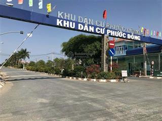 Bán lô đất 100m2 kdc phước đông , giá 1ty699, sổ hồng riêng.  ngay