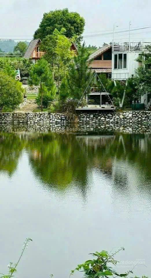 Cần bán mảnh đất nghỉ dưỡng 820 m2 đã có sẵn nhà gỗ và 2 bungalow 13,3 tỷ