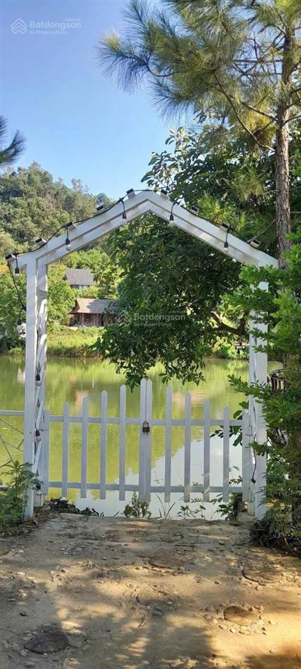 Cần bán mảnh đất nghỉ dưỡng 820 m2 đã có sẵn nhà gỗ và 2 bungalow 13,3 tỷ