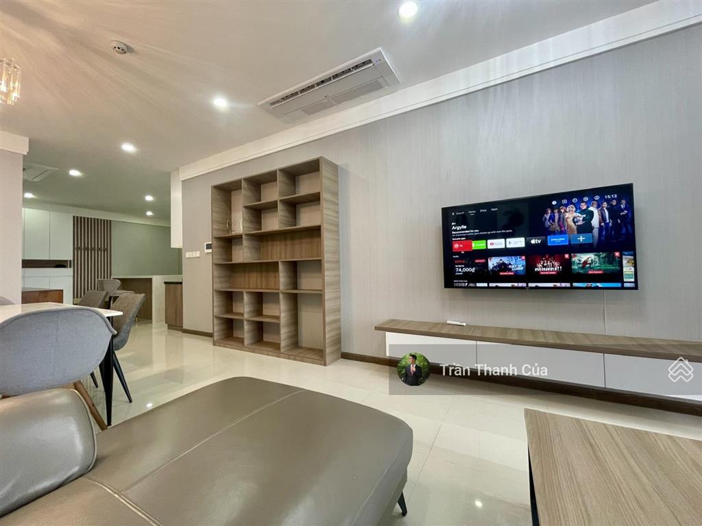 Cho thuê 3pn + 1 kho opal saigon pearl. diện tích lớn 160,95 m2. đầy đủ nội thất