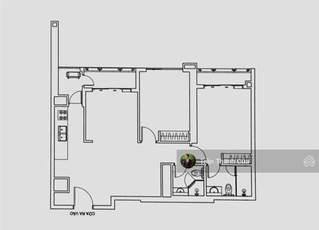 Cho thuê 2pn park 3. diện tích cực lớn 91,2m2. có đến 2 ban công.  0908 132 ***