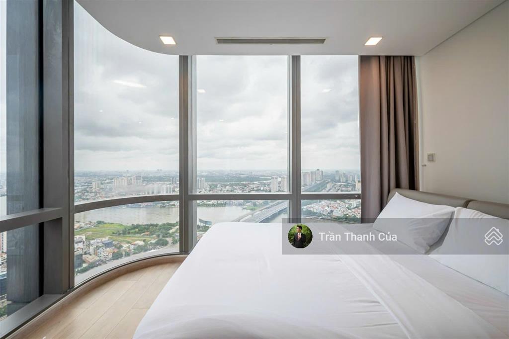 Cho thuê 3pn landmark 81. diện tích lớn 133m2, đầy đủ nội thất, view sông không bị chắn.  090813