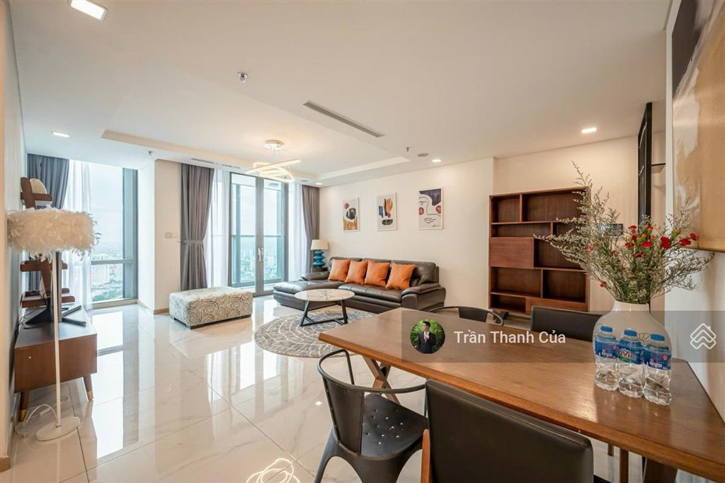 Cho thuê 3pn landmark 81. diện tích lớn 133m2, đầy đủ nội thất, view sông không bị chắn.  090813