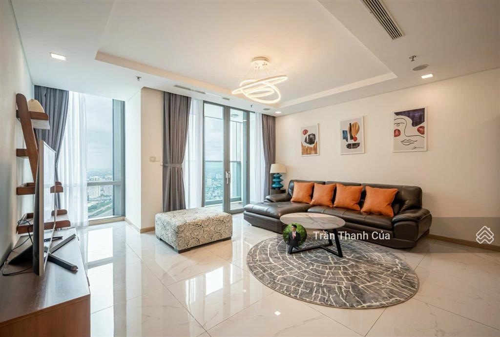 Cho thuê 3pn landmark 81. diện tích lớn 133m2, đầy đủ nội thất, view sông không bị chắn.  090813