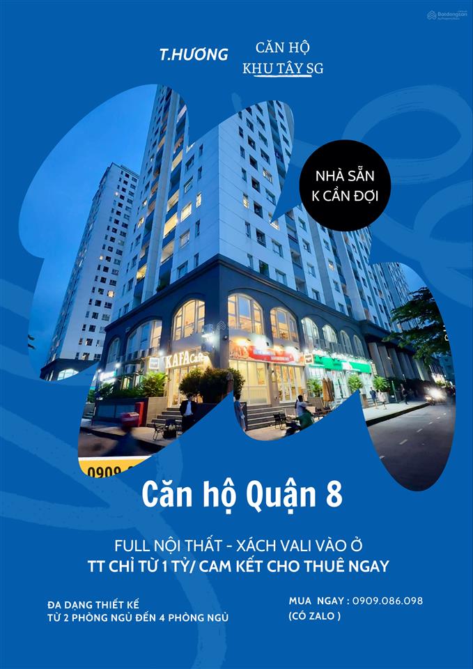Gấp bán căn 2pn, có nội thất. bancon đông nam, k nắng chiều, chỉ 2,250 tỷ.   0909 086 ***