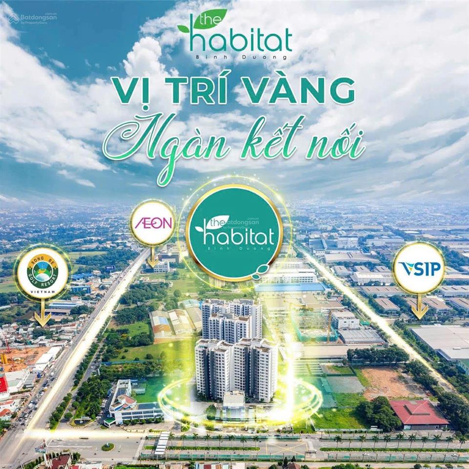 Căn hộ góc 2pn79m2 the habitat ngay vsip 1  aeon mall bình dương, tt 30% nhận nhà  0919 733 ***