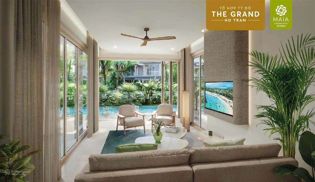 Bán biệt thự 2pn maia resort hồ tràm chuẩn 5* maia fusion  the grand tp. hcm.  0919 733 ***