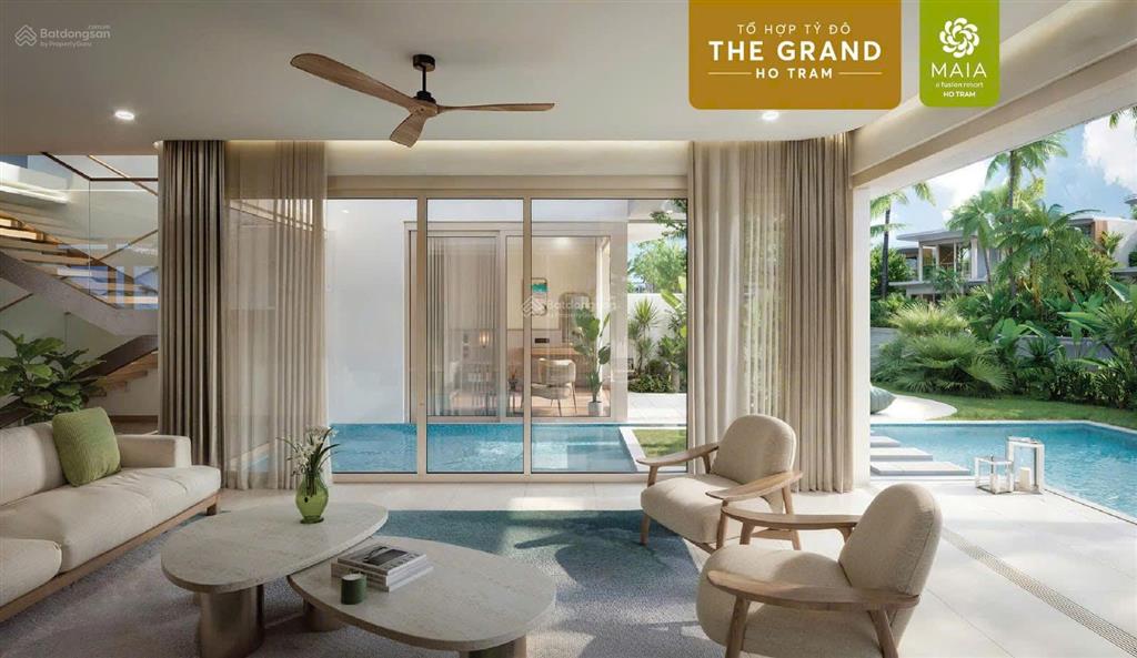 Bán biệt thự 2pn maia resort hồ tràm chuẩn 5* maia fusion  the grand tp. hcm.  0919 733 ***