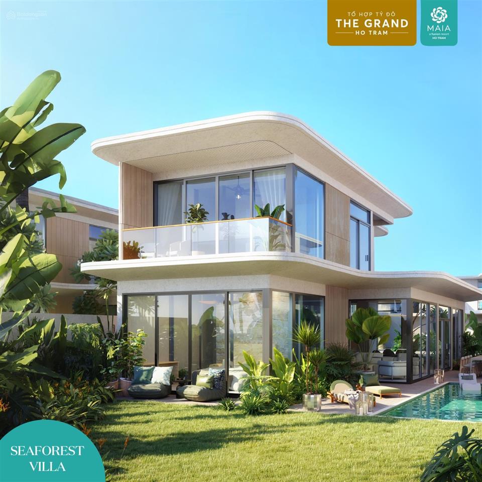 Bán biệt thự 2pn maia resort hồ tràm chuẩn 5* maia fusion  the grand tp. hcm.  0919 733 ***