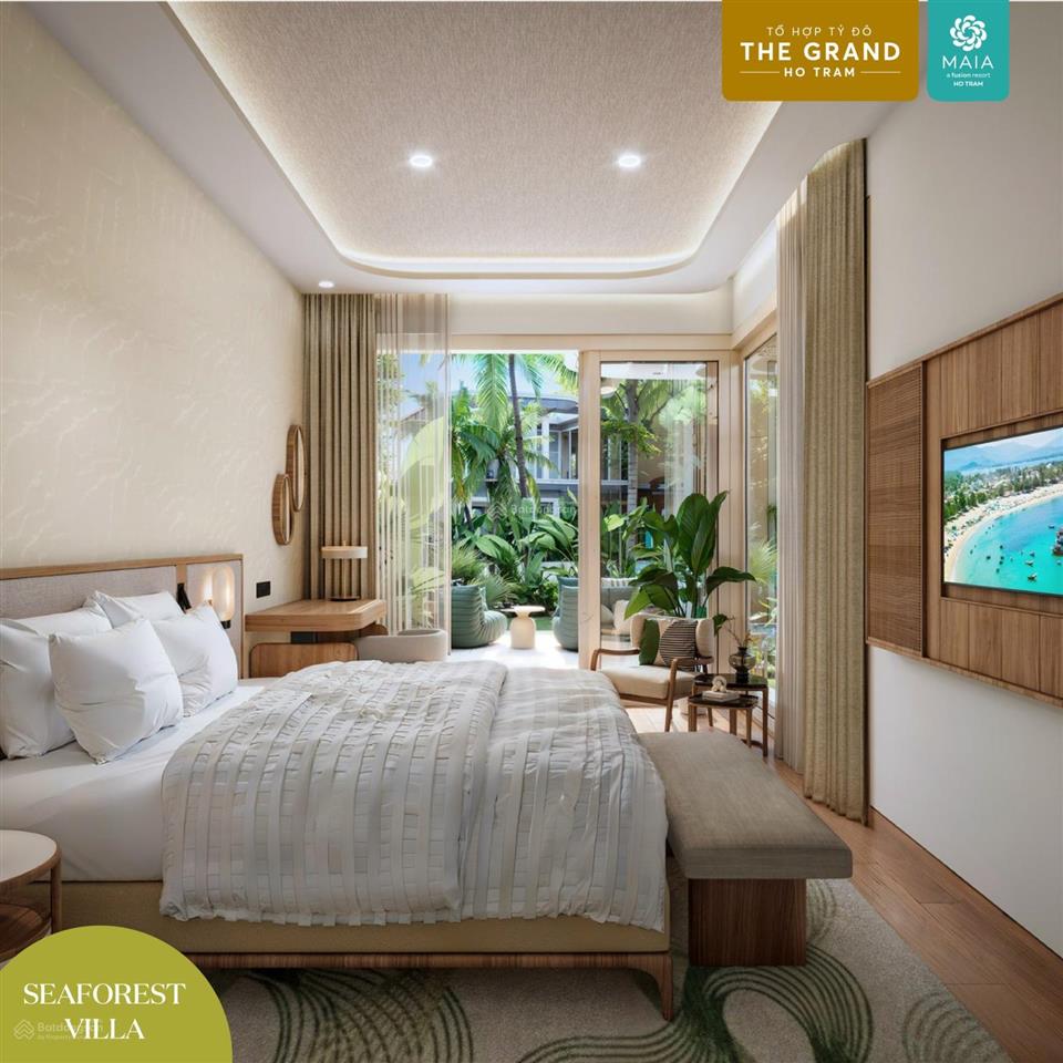 Bán biệt thự 2pn maia resort hồ tràm chuẩn 5* maia fusion  the grand tp. hcm.  0919 733 ***