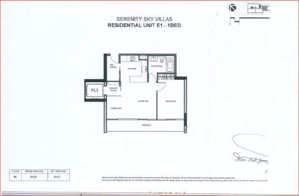 Bán căn hộ suất spa dự án serenity villas q3 diện tích 69m2 giá 10,399 tỷ full nội thất