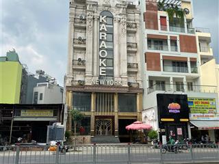 Karaoke newyork 105 tỷ, 2 mặt tiền 452 dương quảng hàm, p6, (dt 12x50m), hầm + 8 tầng, 40p cao cấp