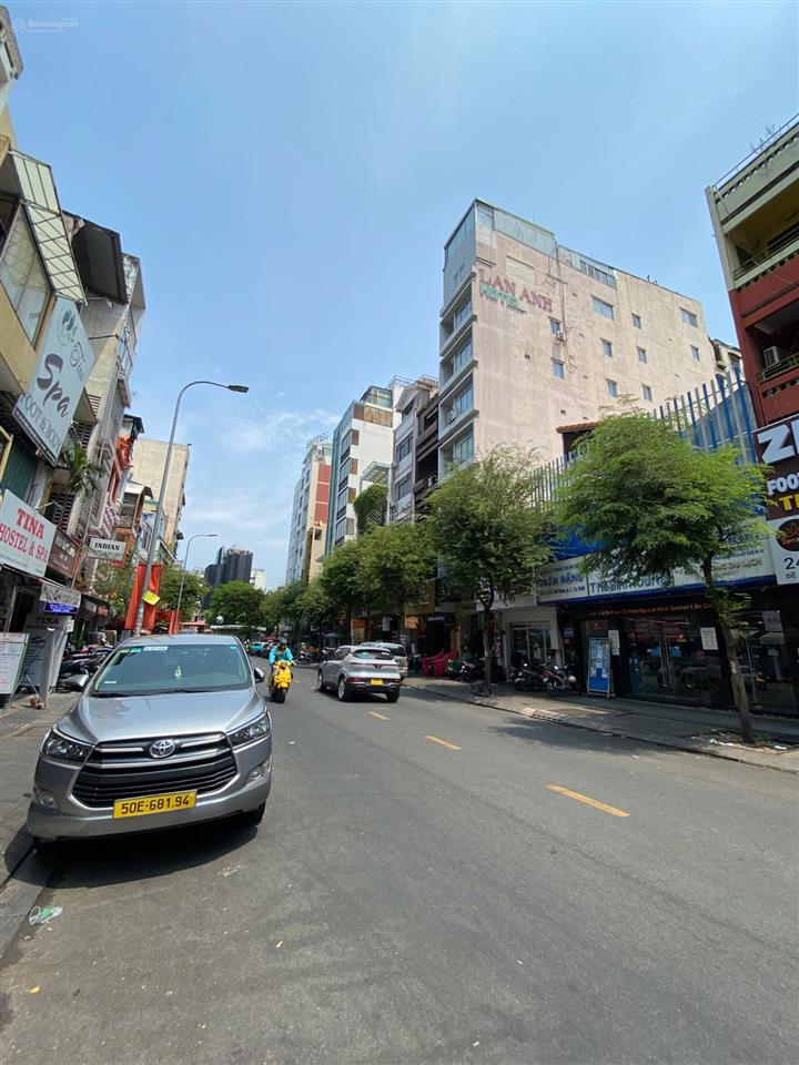 Bán khách sạn 232 đề thám, phạm ngũ lão, q1, dt 4x24m, 11 tầng, hđt 250tr, giá bán 85 tỷ(tl)