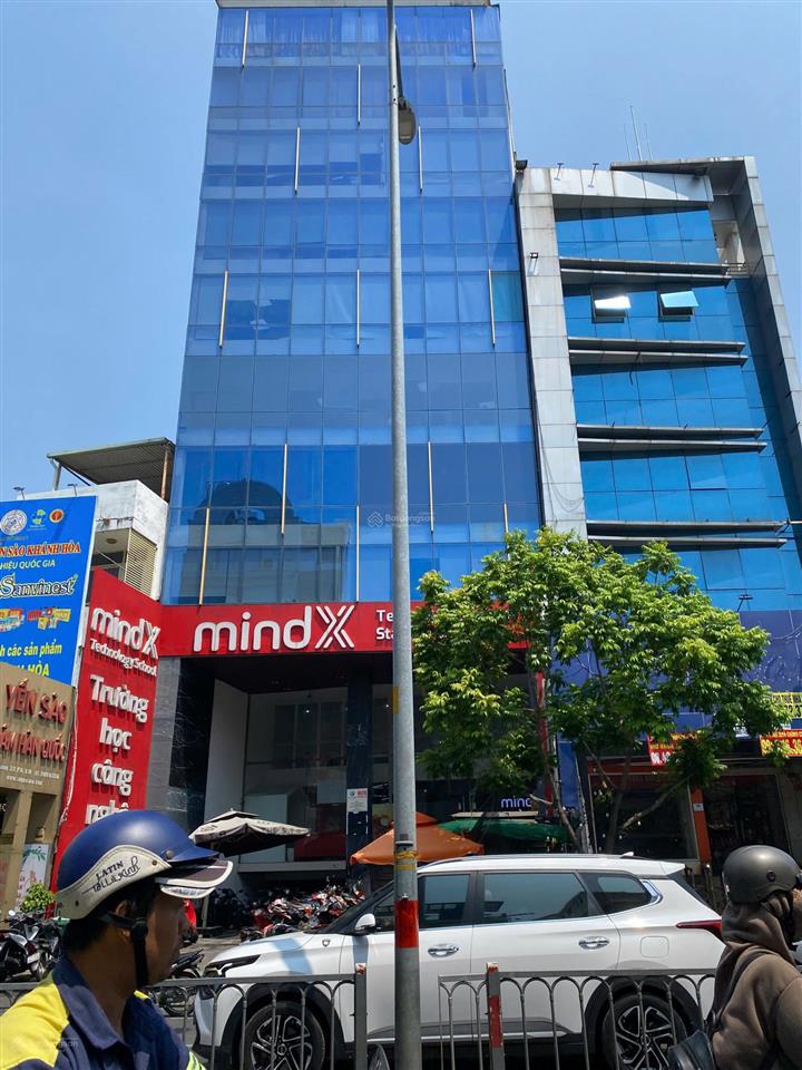 Tòa nhà building mặt tiền nơ trang long, p7, bình thạnh, dt 9x40m, hầm +8 tầng, giá thuê 230tr/th