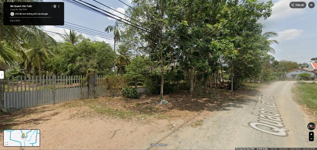 Thửa đất đẹp 6064m2, dt 56x110m (full thổ cư) mặt tiền quách văn tuấn hậu mặt sông, p5, tân an