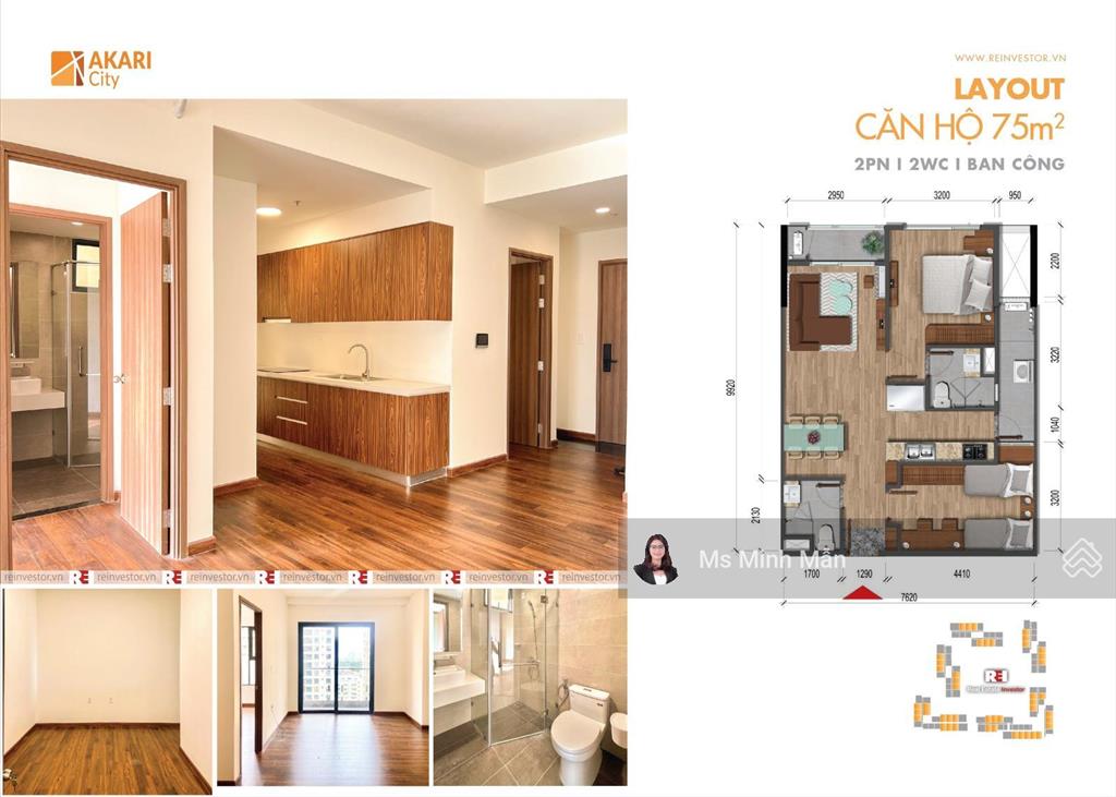 Bán gấp giá ngộp căn hộ 75m2, akari võ văn kiệt, nam long nhật bản, sẵn sổ hồng nhận nhà mới ở ngay