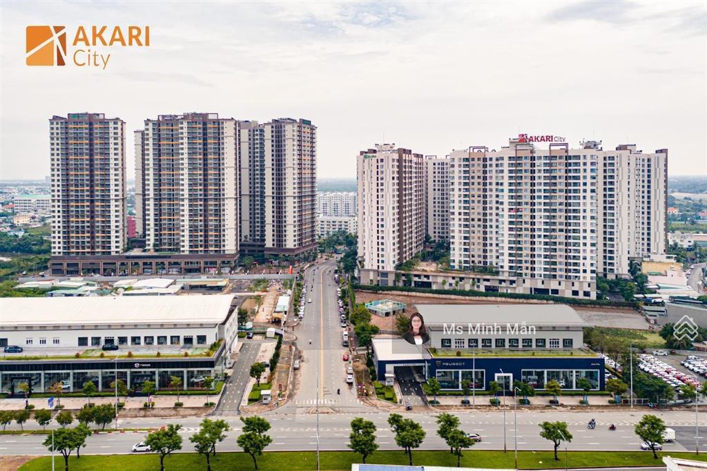 Bán căn hộ akari city, 2 phòng ngủ 61m2, sổ hồng riêng, mua khai thác cho thuê ngay bình tân