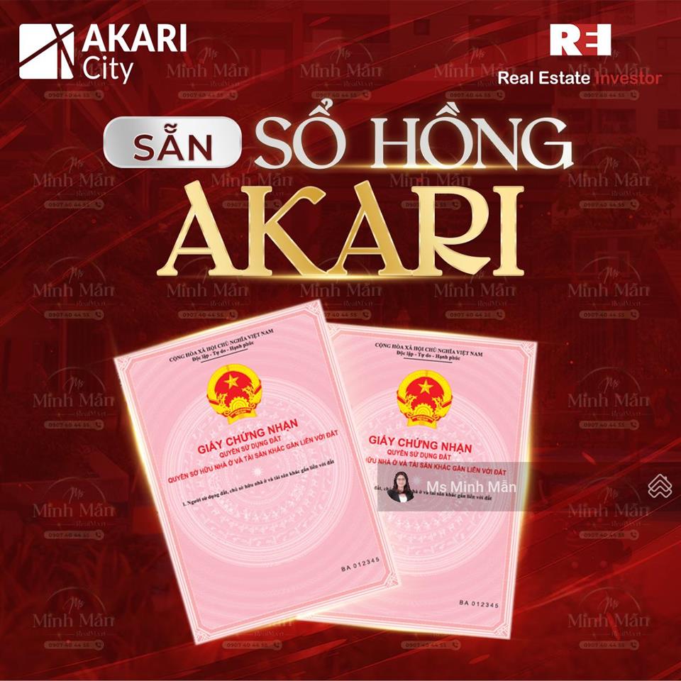 Bán căn hộ akari city, 2 phòng ngủ 61m2, sổ hồng riêng, vay nh 80%, giá tốt 3.9 tỷ