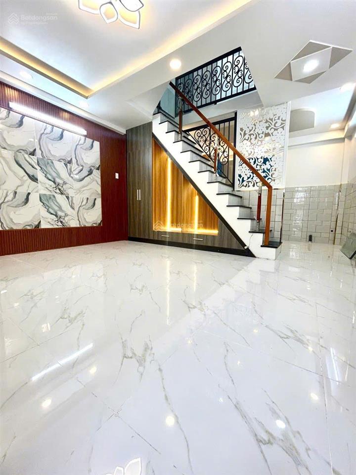 Bán nhà mới 100% phú định, p16, q8  1 trệt 2 lầu, 4pn, sổ hồng riêng, hẻm 3m thông, giá 3,98 tỷ