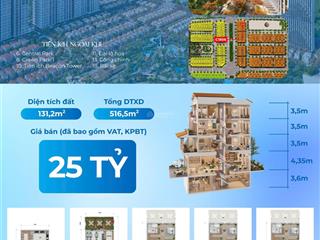 Ưu đãi giá tốt duy nhất 1 căn chỉ 25 tỷ mua trực tiếp từ cđt dự án blanca city