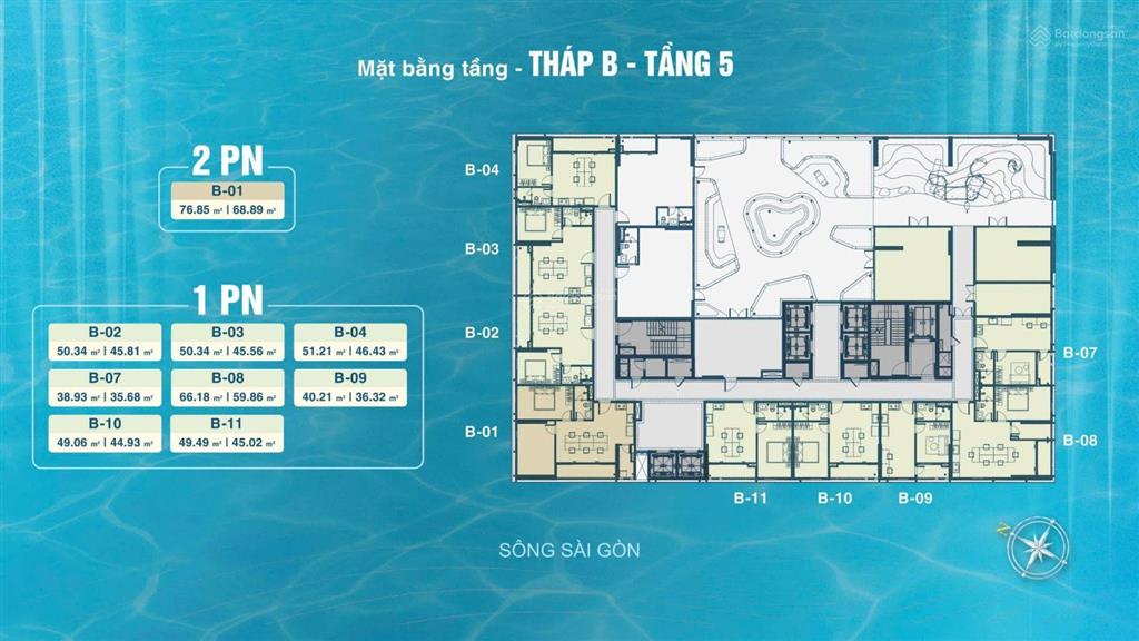 Bán căn hộ serena riverside, 1,85 tỷ, 39m2, giá ưu đãi đợt đầu tiên