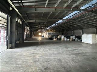 Kho lưu hàng 2000m2 đầy đủ tiêu chuẩn cont 24/24, pccc nghiệm thu, dock cont