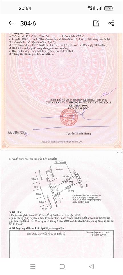 Bán đất tại huỳnh thị hai, 4,9 tỷ, 68 m2, giá siêu hời!