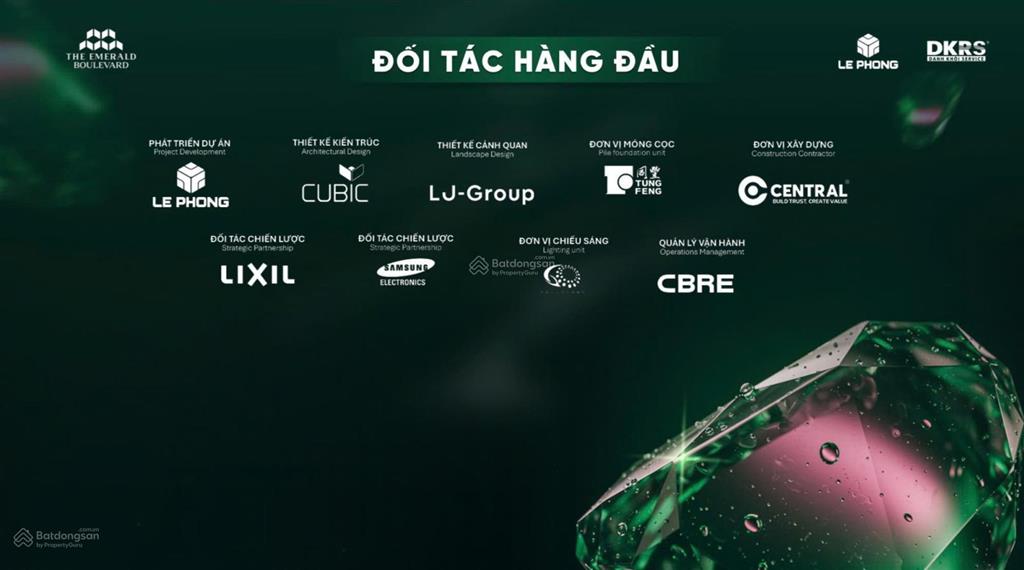 Booking đợt 1 dành quyền ưu tiên chọn căn đẹp giá tốt dự án the emerald boulevard mặt tiền ql13
