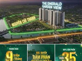 Căn hộ the emerald garden view 65m² 2pn2wc giá từ 2,35 tỷ/căn thanh toán 9 triệu/tháng đến nhận nhà