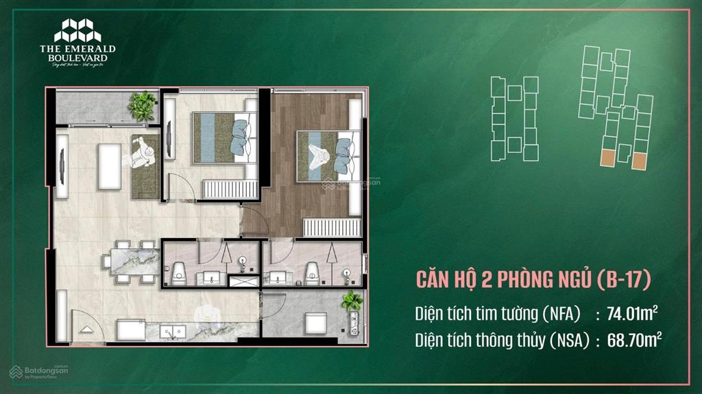 The emerald boulevard cao cấp nhất ql13, giáp ranh saigon, giá siêu hời 3,6 tỷ dt 59m2