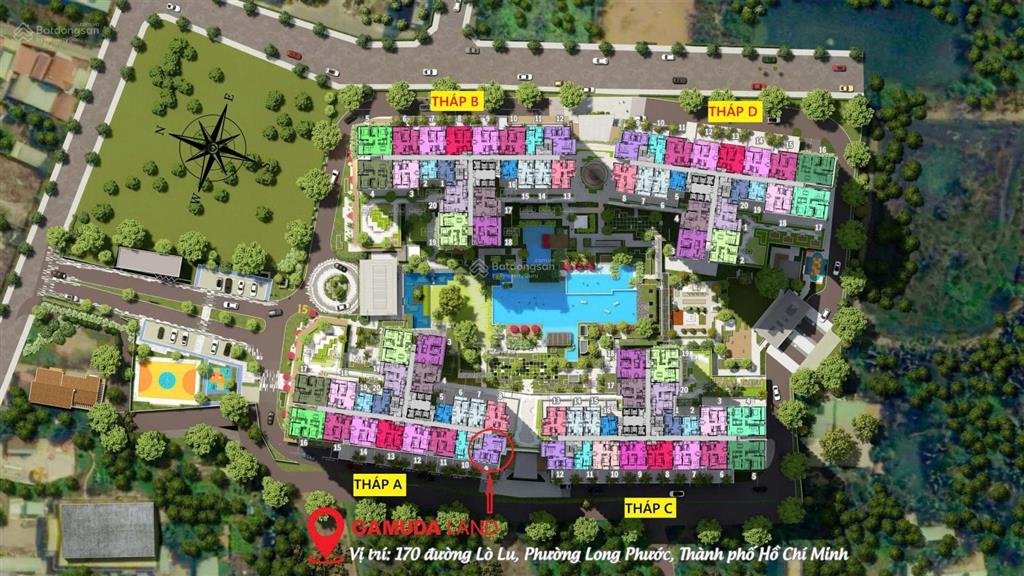 Chuyển nhượng căn hộ 2pn diện tích 77,27m2 tầng trung sở hữu 2 view nội và ngoại khu. giá 4.970 tỷ