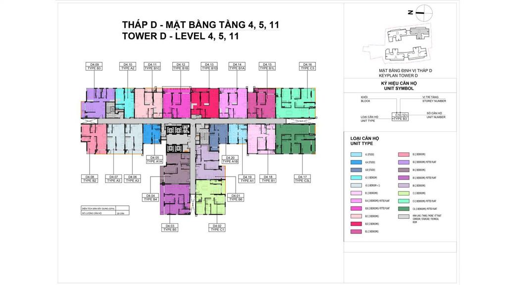Chuyển nhượng căn hộ 1pn 52,64m2 tầng trung view nội khu siêu đẹp. giá bán 4.2 tỷ bao thuế phí