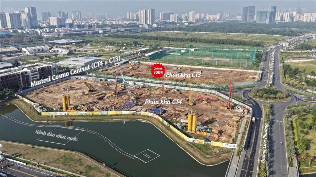 Masteri cosmo central (ct4)  sở hữu căn hộ 2pn 72,7m2 vốn 30%=3,084 tỷ. htls đến 28/03/2029