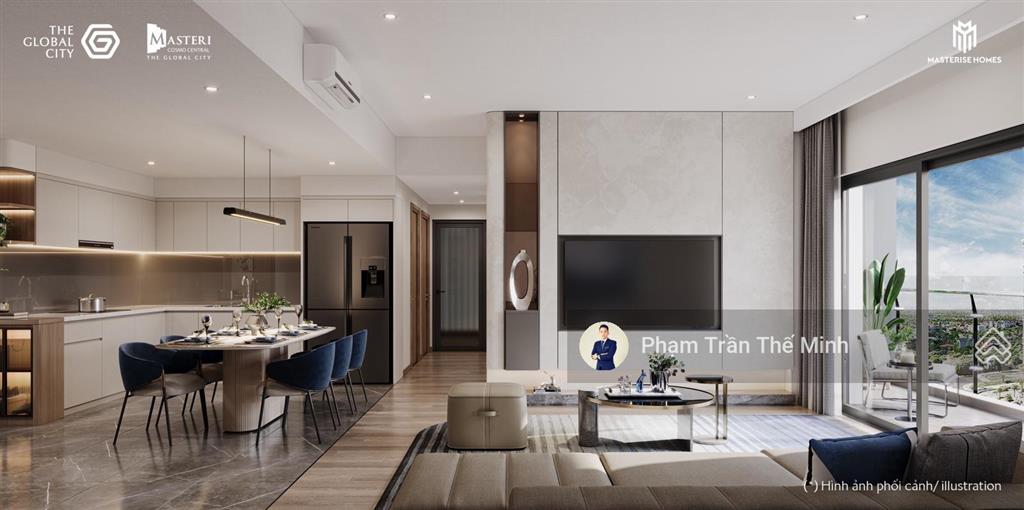 Masteri cosmo central  hàng nổi bật 2pn, tổng ck đến 16,5%  htls đến 28/03/2029