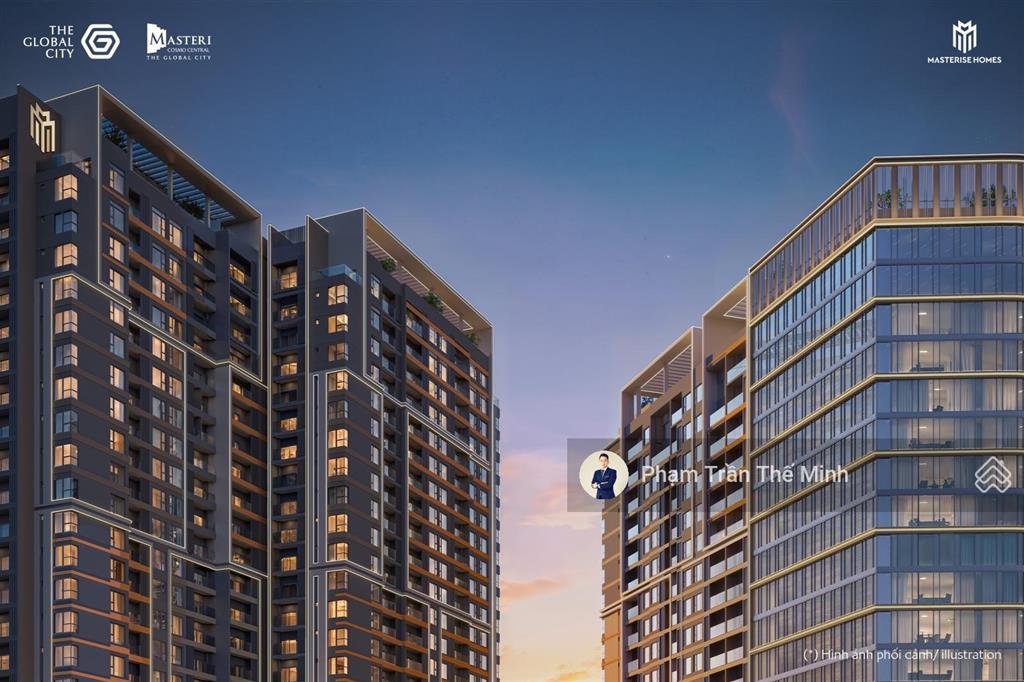 Masteri cosmo central  hàng nổi bật 2pn, tổng ck đến 16,5%  htls đến 28/03/2029