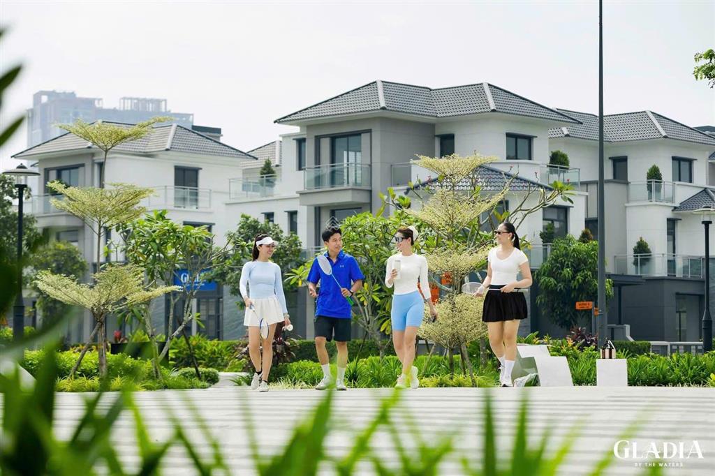 Biệt thự song lập 1 trệt 3 lầu, dtxd 246,4m đường 25m. tổng giá đã gồm vat 46,296 tỷ mua từ cđt