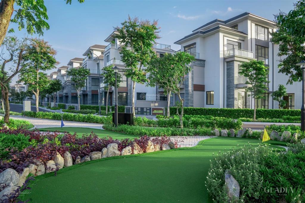 Gladia by the waters siêu phẩm nhà phố liên kế vườn đường 25m. dtxd 224.6m2 kết cấu 1 trệt 3 lầu