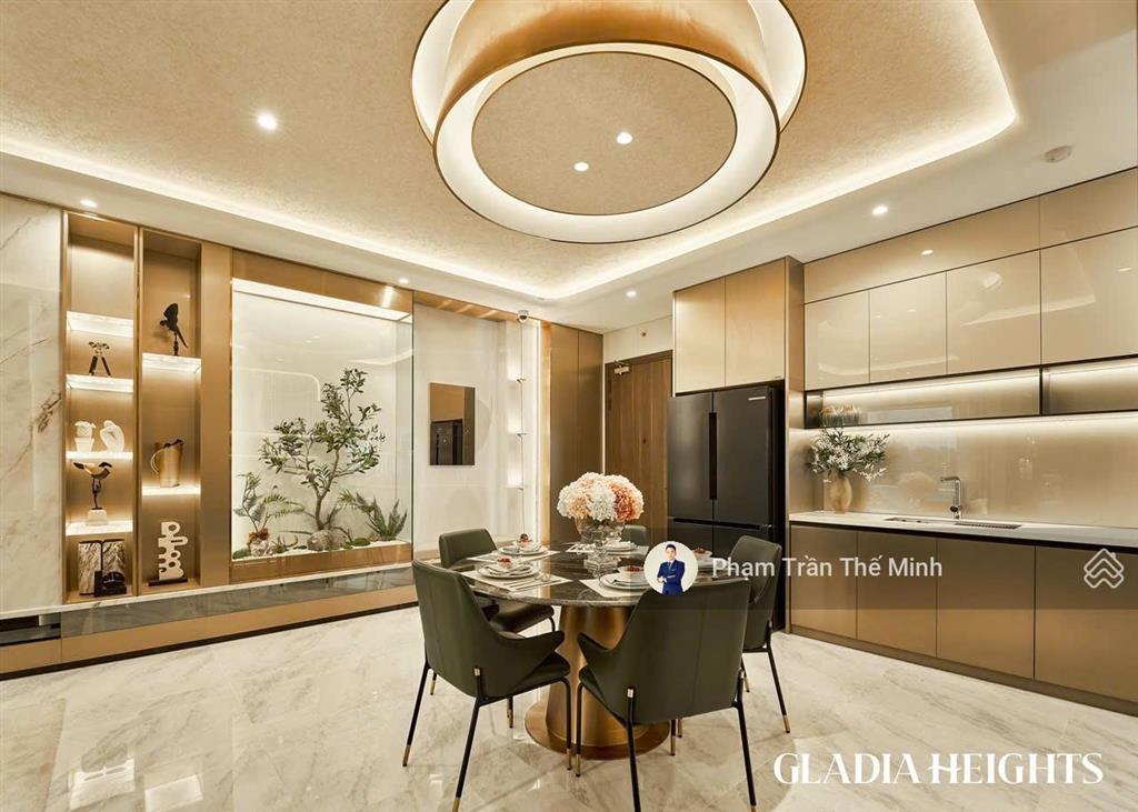 Căn hộ 2pn giá bán 6,506 tỷ tối ưu công năng dành riêng cho gia đình trẻ tại gladia heights