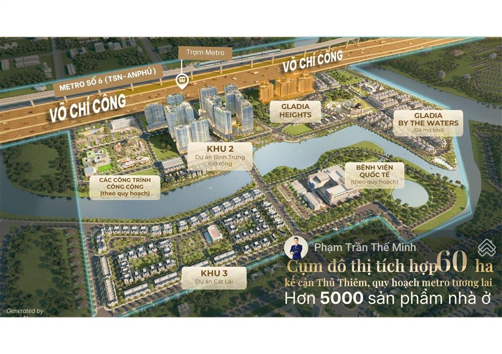 Tạo dòng tiền thụ động ổn định cùng căn hộ 2pn gladia heights, phát triển bởi keppel & khang điền