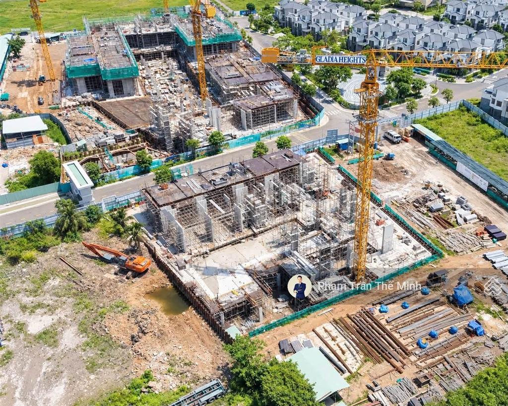 Tiến độ dự án căn hộ gladia heights
