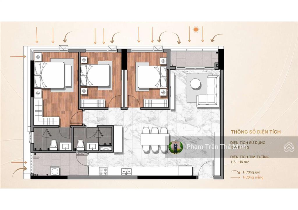 Sở hữu căn hộ 3pn  116m2 gladia heights với ưu đãi đặc biệt tháng 10.2026